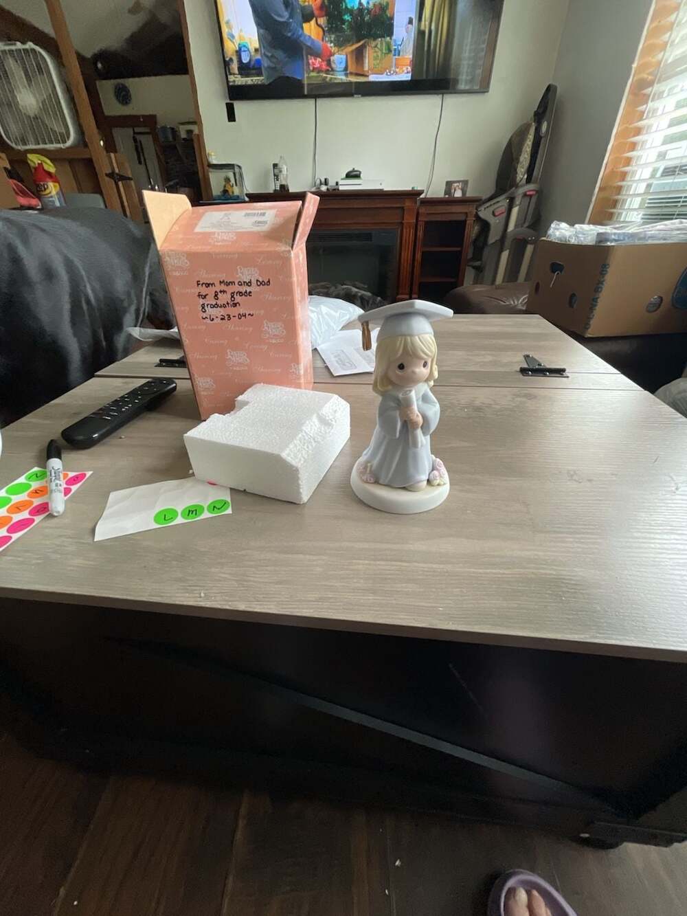 #L Precious Moments Graduation Figurine The Lord Is The Hope Of Our Future